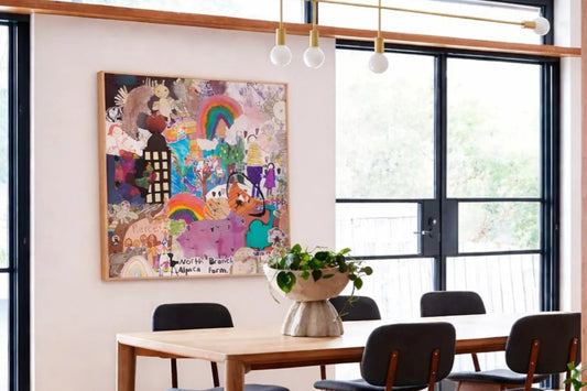 Children's Modern Art Collage