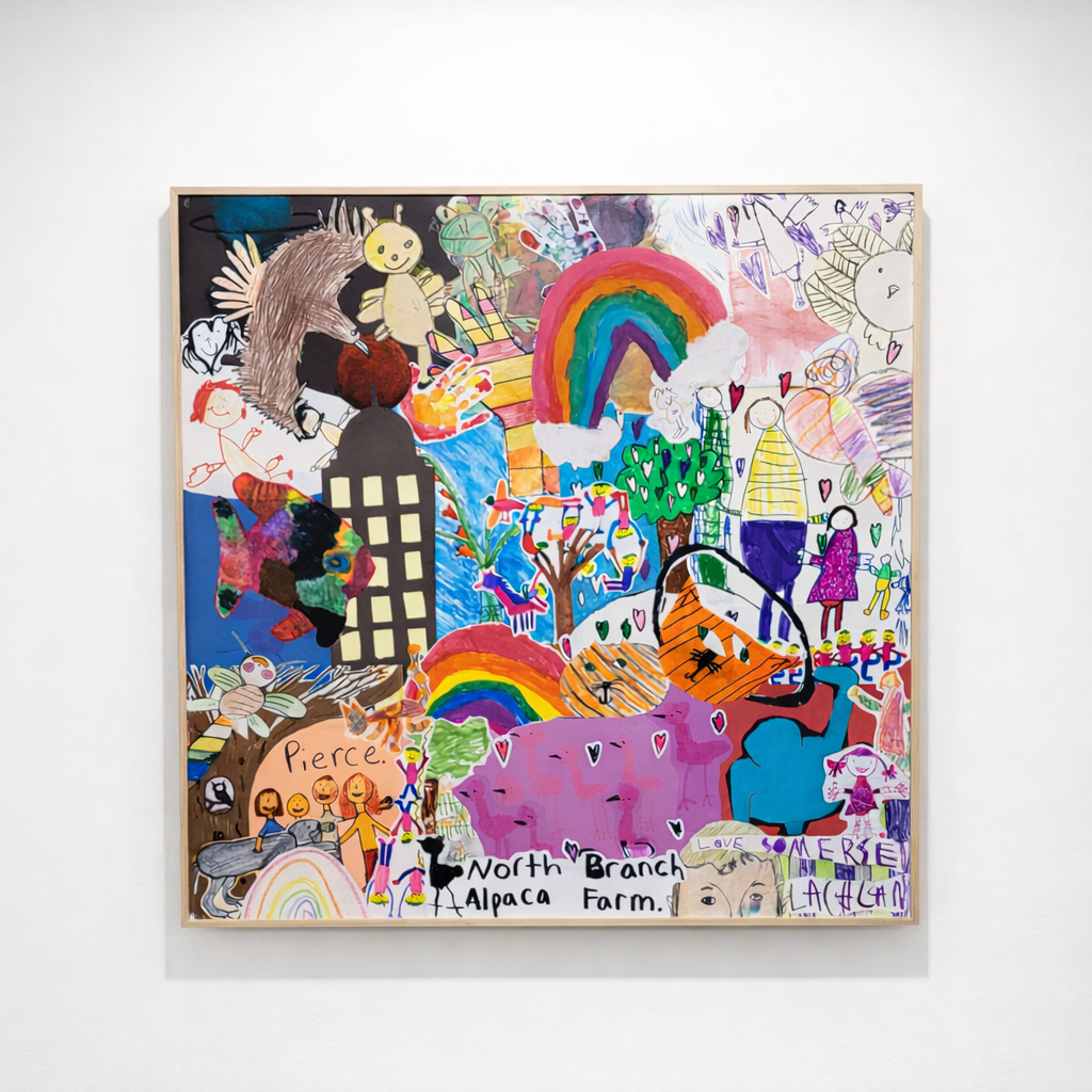 Children's Modern Art Collage